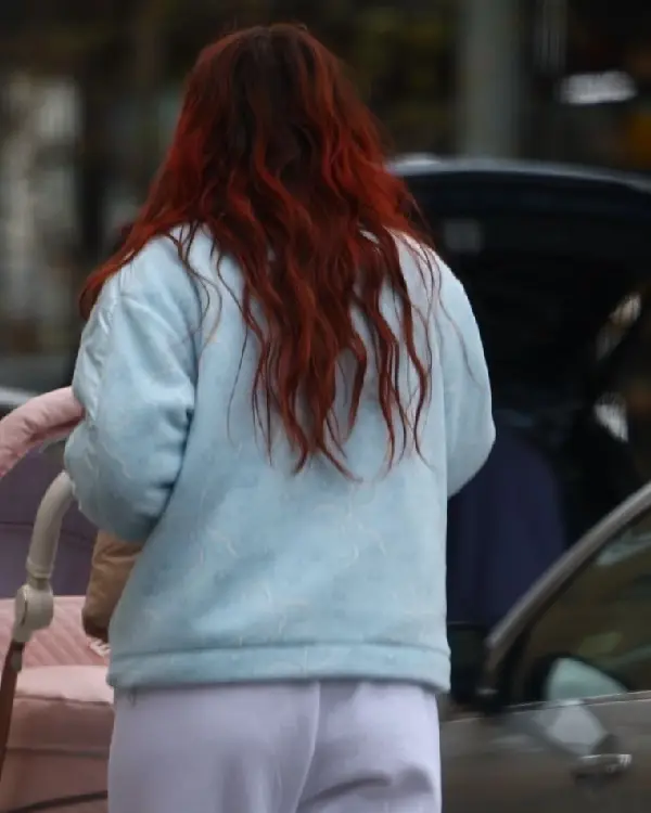 Buy Millie Bobby Light Blue Fleece Jacket