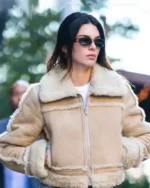 Buy NYC Street Style Kendall Jenner Beige Suede