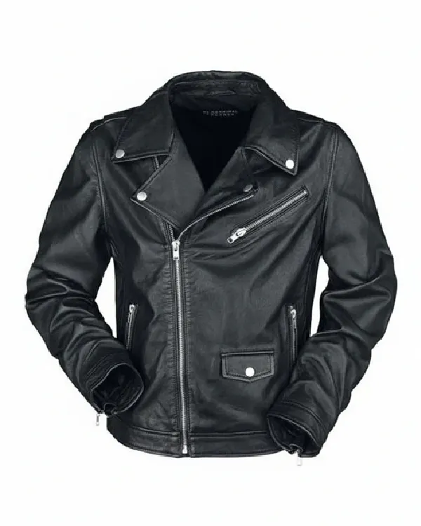 Buy New Jersey My Chemical Romance Cross Black Leather Motorcycle Jacket