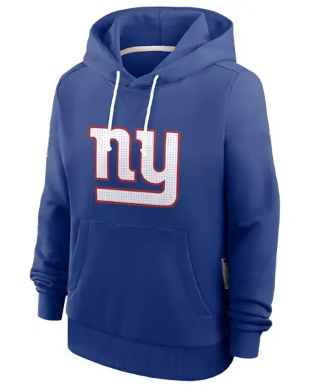 Buy New York Giants Sideline 2025 Jaxson Dart Blue Hoodie