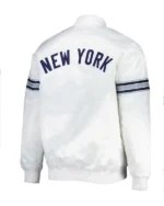 Buy New York Yankees White Varsity Jacket Sale