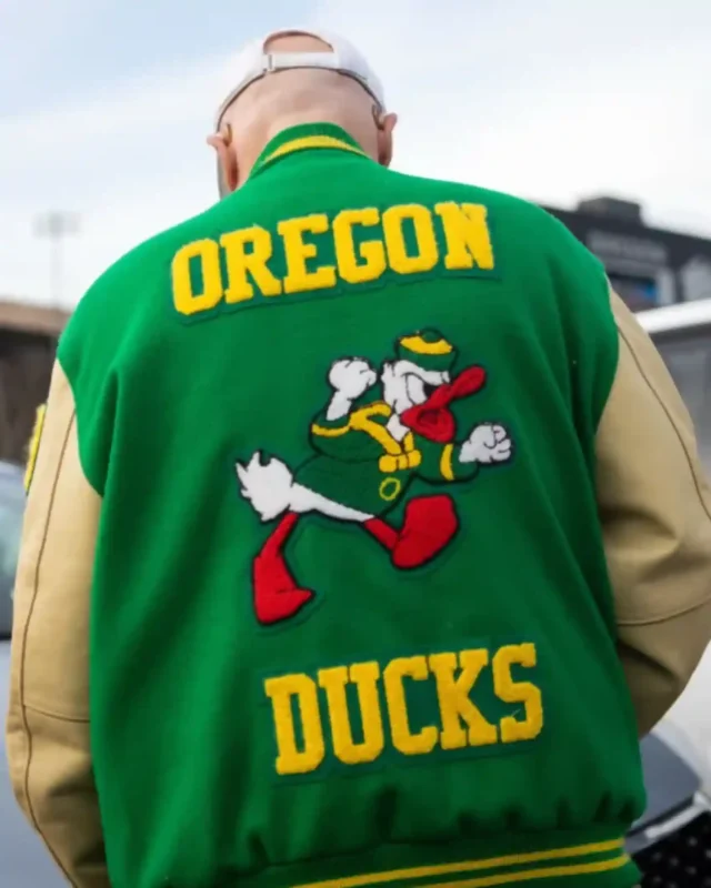 Buy Oregon Ducks Letterman Varsity Jacket Sale