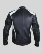 Buy Pillion Alexander Skarsgard Black Leather Jacket back
