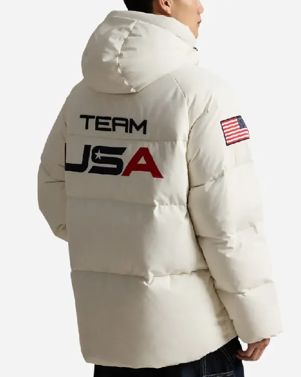 Buy Polo Ralph Lauren Olympic Team USA 2026 Flagbearer White Hooded