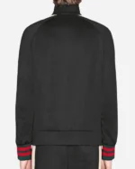 Buy Savonches Gucci Logo Striped Black Track Jacket