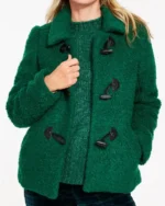 Buy The Today Show 2025 Dylan Dreyer Green Sherpa Toggle Coat