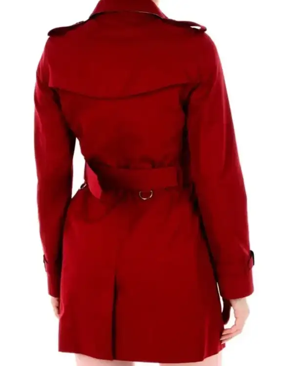 Buy The Today Show 2025 Savannah Guthrie Red Trench Coat