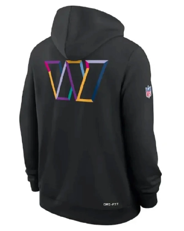 Buy Washington Commanders Black 2025 Crucial Catch Hoodie