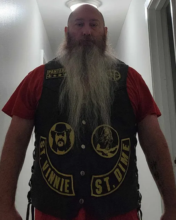 Buy Zakk Wylde Pantera Black Leather Vest