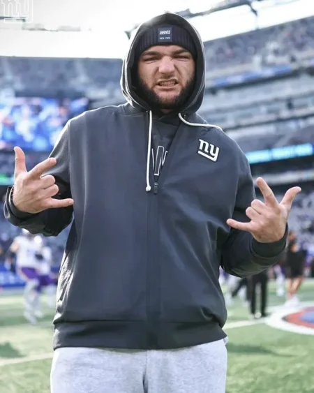 Cam Skattebo Giants Bomber Jacket