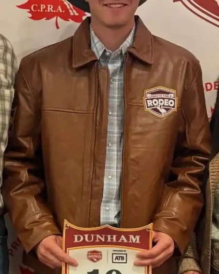 Canadian Finals Rodeo 2025 Contestant Leather Jacket