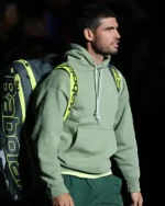 Carlos Alcaraz A Racquet At The Rock Hoodie