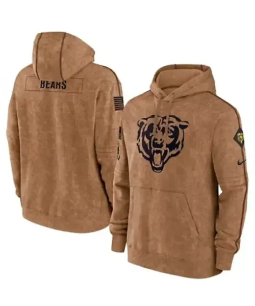 Chicago Bears Brown Hoodie