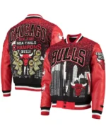 Chicago Bulls Red Championship Jacket