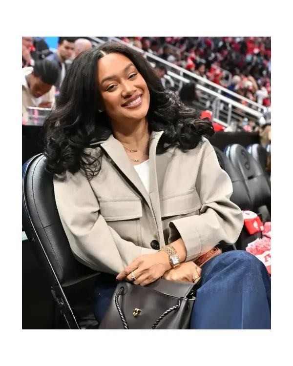 Crystal Renee Hayslett Chicago Bulls v Atlanta Hawks Jacket sale