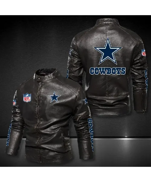 Dallas Cowboys Real Leather Jacket
