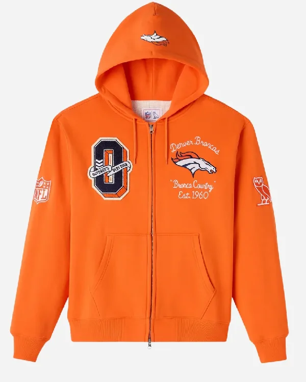 Denver Broncos Waffle Lined OVO Hoodie