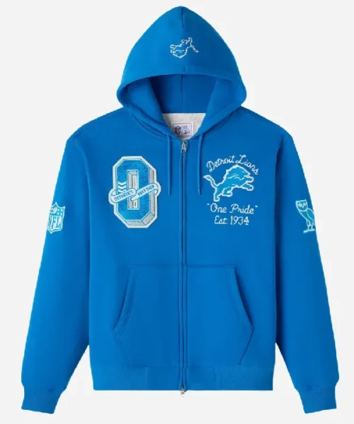 Detroit Lions Waffle Lined OVO Hoodie