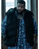 Deverin Washington Mayor of Kingstown S03 Black Puffer Vest