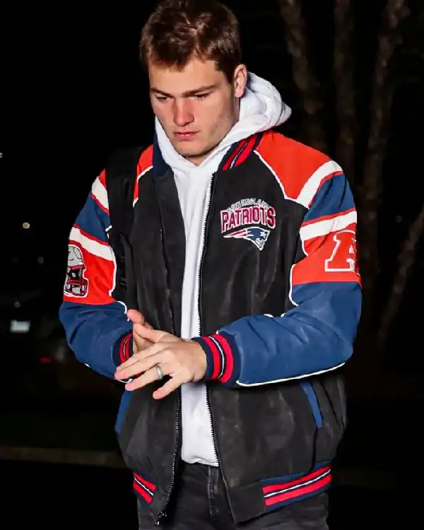 Drake Maye Patriots Jacket