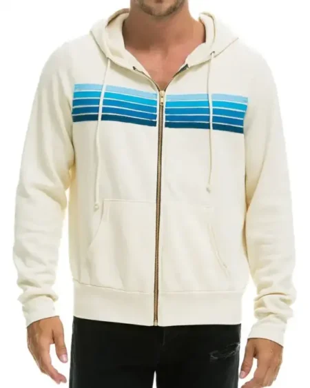 Drew Barrymore Show 2025 Adam Sandler Striped Hoodie sale