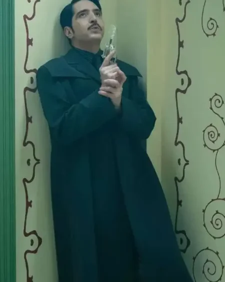 Dust Bunny 2025 David Dastmalchian Black Coat