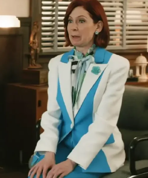 Elsbeth S03 Carrie Preston Blue and White Blazer
