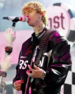 F1 Grand Prix MGK Black Leather Jacket