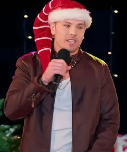 Finding Mr. Christmas Craig Geoghan Leather Jacket