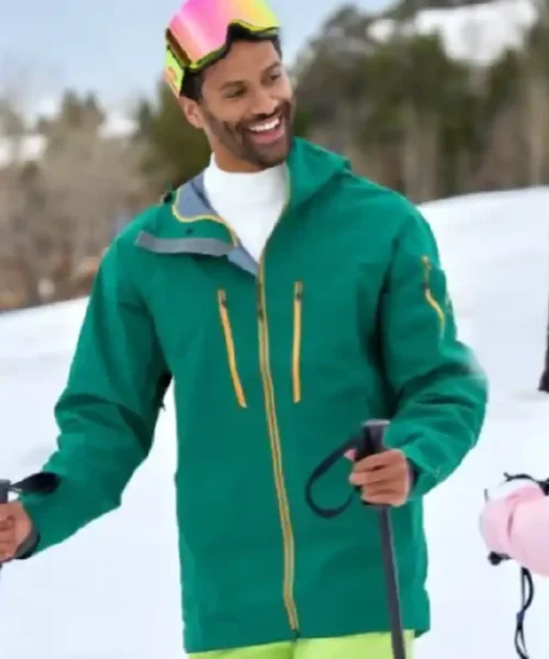 Finding Mr. Christmas Gabriel Thaxton Green Ski Jacket