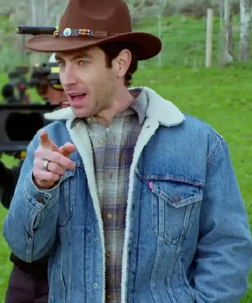 Finding Mr. Christmas Robbie Simpson Denim Jacket