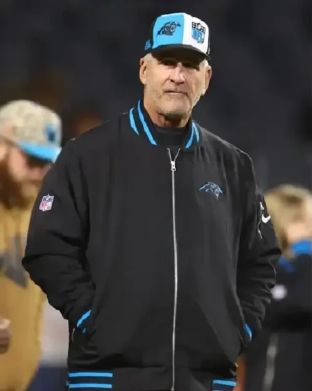 Frank Reich Carolina Panthers Bomber Jacket