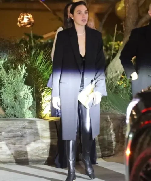 Gal Gadot Black Long Coat