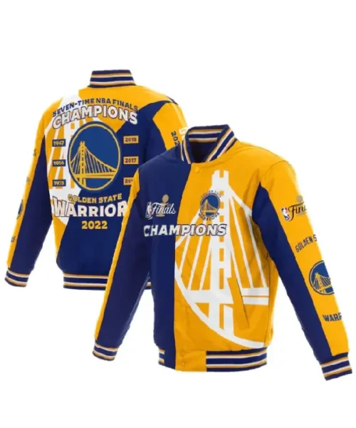 Golden State Warriors NBA Finals Champions Varsity Jacket