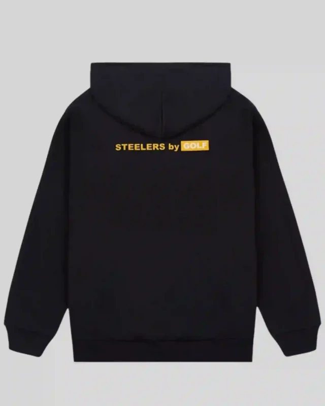 Golf Wang 2025 Pittsburgh Steelers Cutout Pullover Hoodie – Black