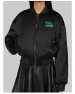 Got A Wishlist Black Bomber Jacket (1)