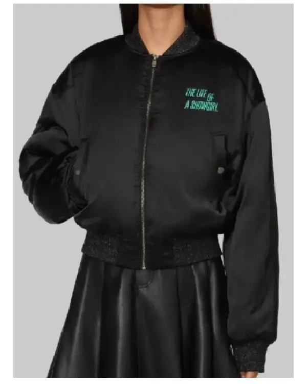 Got A Wishlist Black Bomber Jacket (1)