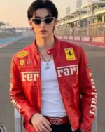 Grand Prix Wonho Red Ferrari Jacket