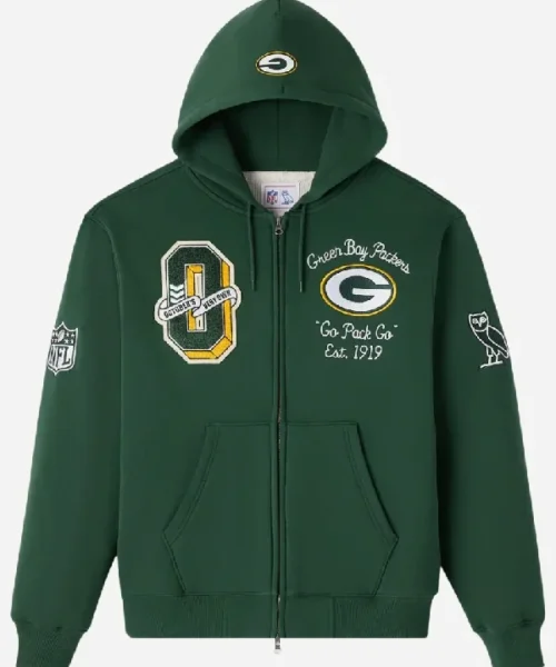 Green Bay Packers Waffle Lined OVO Hoodie