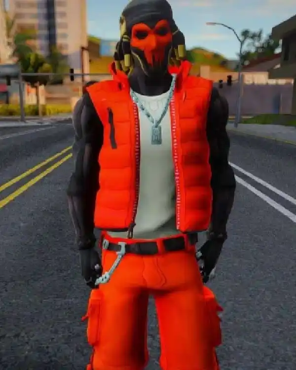 Grind Fortnite Battle Royale Video Game Quilted Puffer Vest