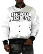 Headgear Classics Dead Presidents White Satin Jacket
