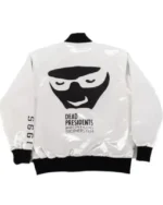 Buy Headgear Classics Dead Presidents White Satin Varsity Bomber Jacket