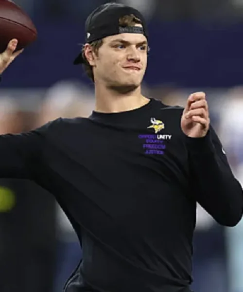 J.J. McCarthy Vikings 2025 Inspire Change Long-Sleeve T-Shirt sale