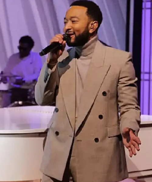 Jimmy Kimmel Live! John Legend 2025 Double-Breasted, Structured