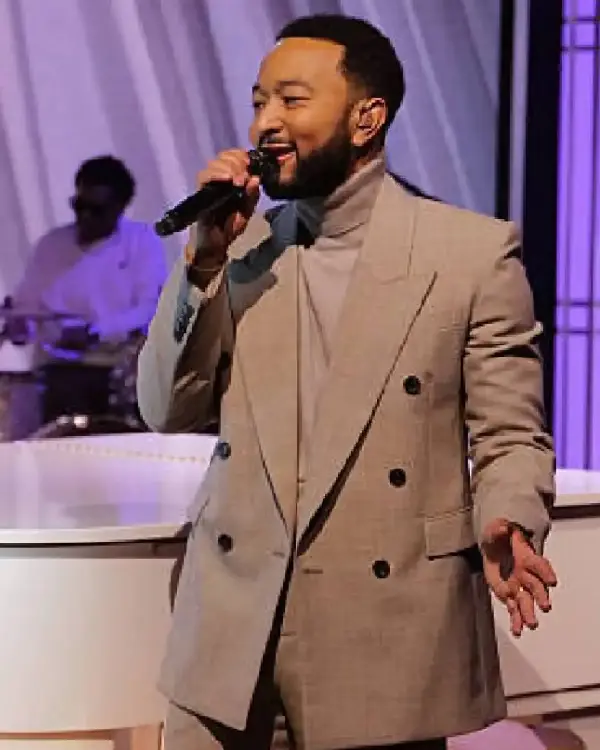 Jimmy Kimmel Live! John Legend 2025 Double-Breasted, Structured