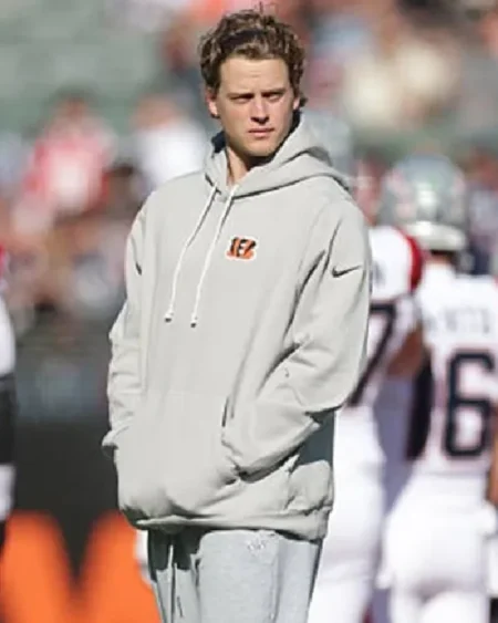 Joe Burrow Bengals Grey Sideline Hoodie