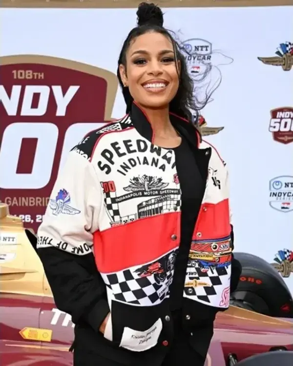 Jordin Sparks Indianapolis 500 Bomber Jacket