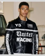 Jude Bellingham Y-3 NBHD Leather Racer Jacket