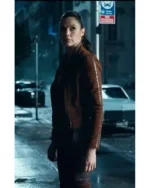 Justice League Gal Gadot Brown Leather Brown