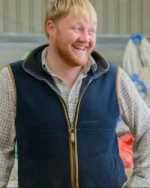 Kaleb Cooper TV Series Clarkson’s Farm 2025 Blue Velvet vest